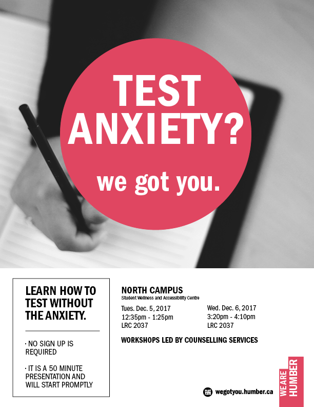Test Anxiety Humber Communiqué